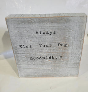 Wooden Dog Cat Signs