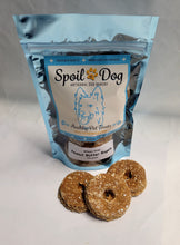 Load image into Gallery viewer, Bag of Bagels Wheat-Free Dog Treat Peanut Butter/Pumpkin Pie/Cheddar Parsley
