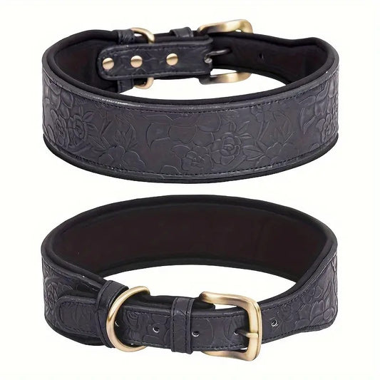 Dog Collars PU Leather