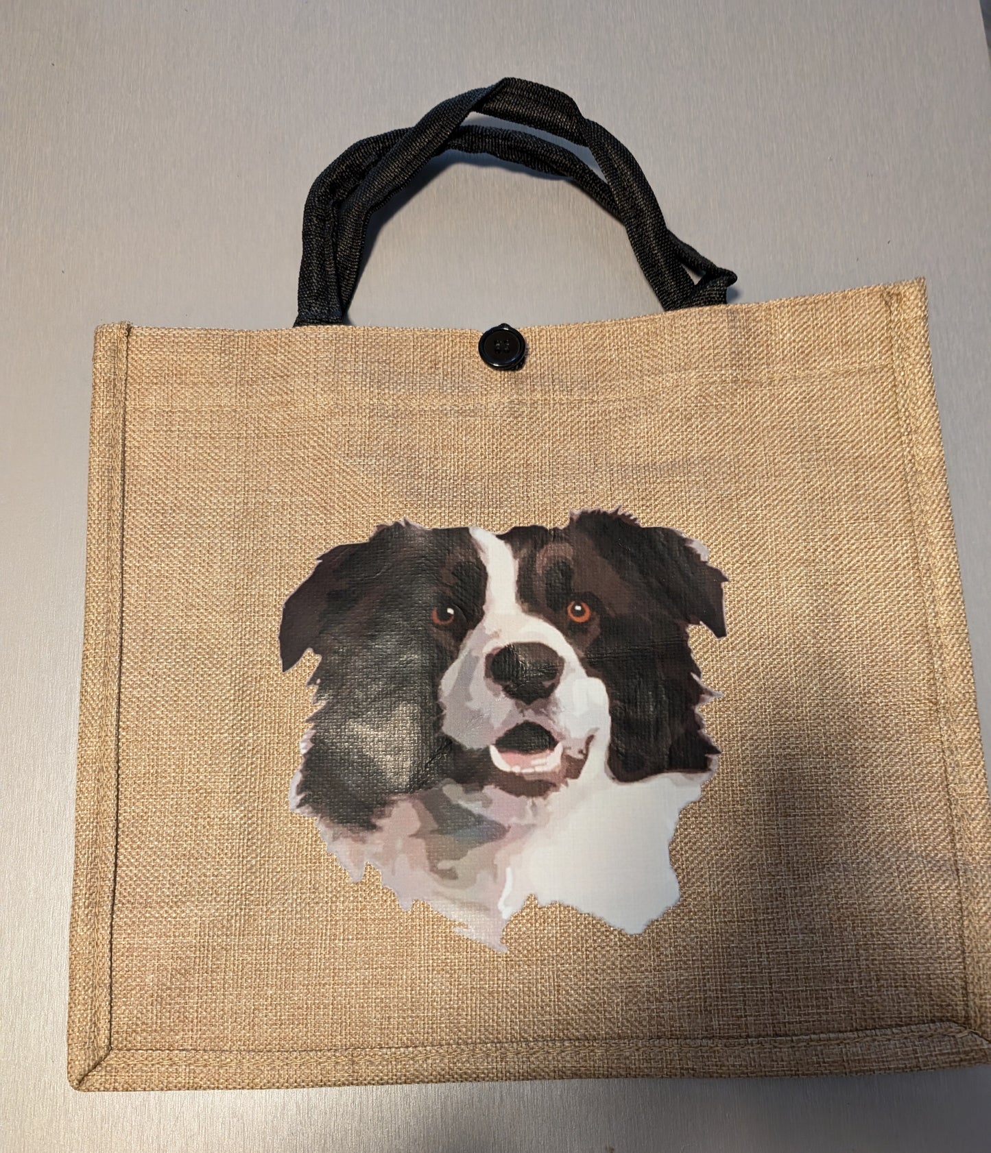 Doodle Mama, Stay Golden,Guinea Yoga, Black Dog Tote Bag