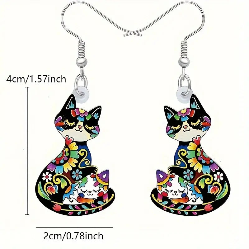 Earrings Dog & Cat Themed