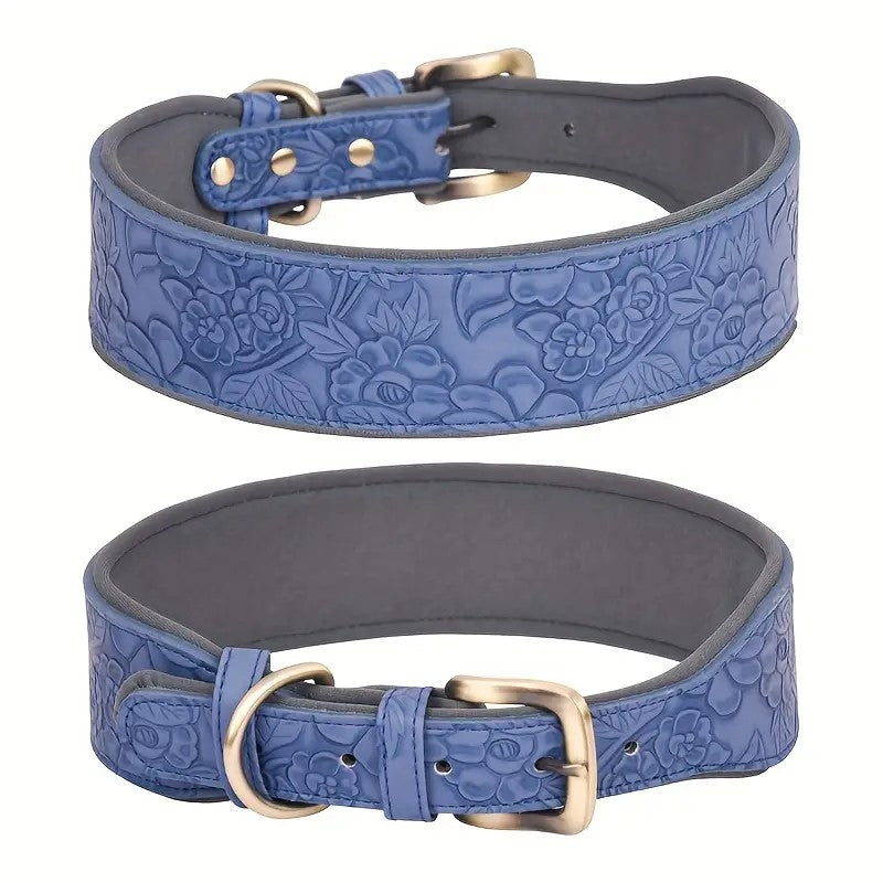 Dog Collars PU Leather