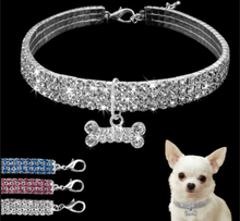 Load image into Gallery viewer, Dog Collar Rhinestone Jewelry
