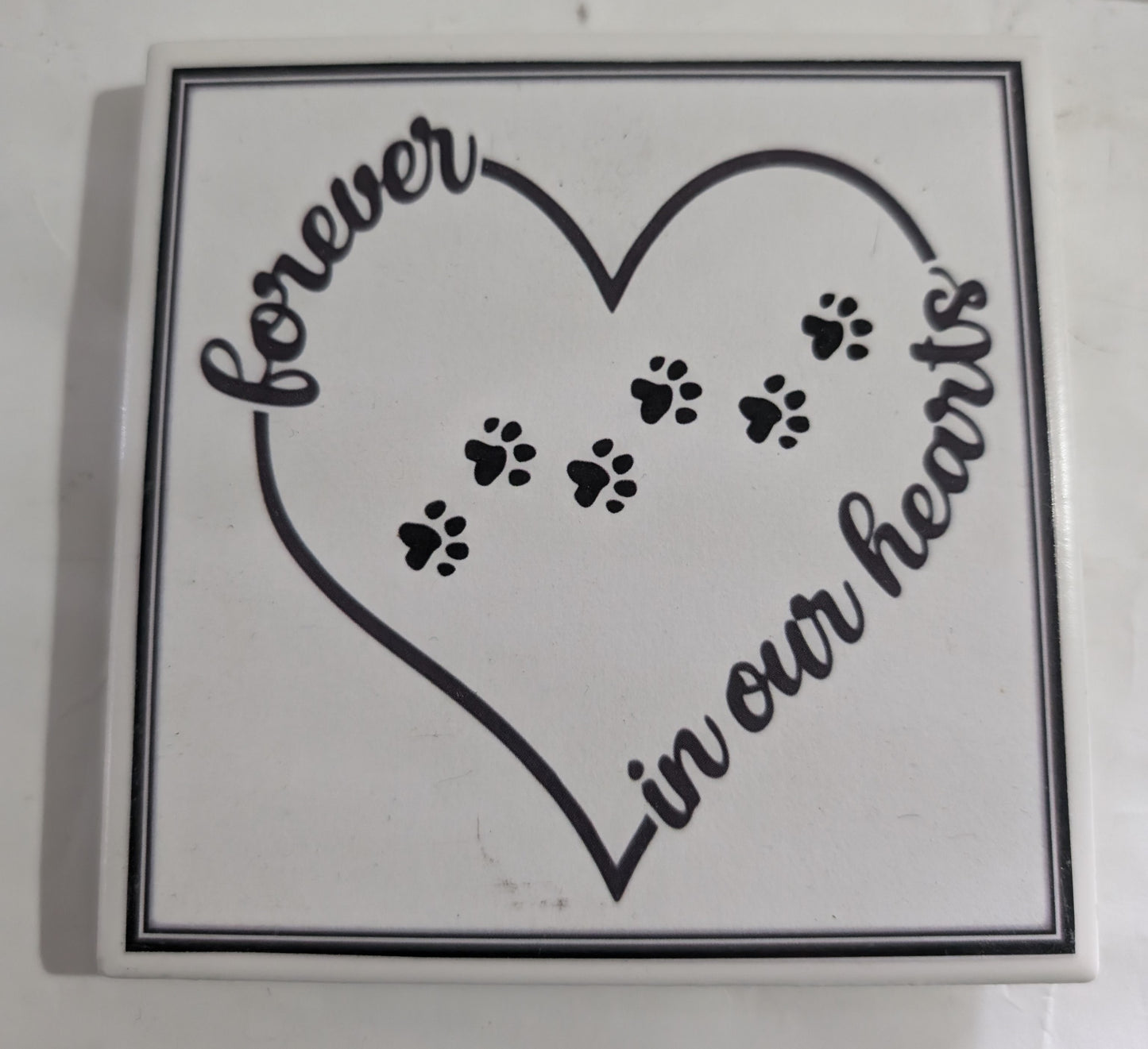 Dog Coaster Magnet Always Kiss Your Dog Goodnight. Dog Mom, It's a Ruff Life. It's not a Home Without Fur Kids. I Love My Furkid. forever in our hearts.