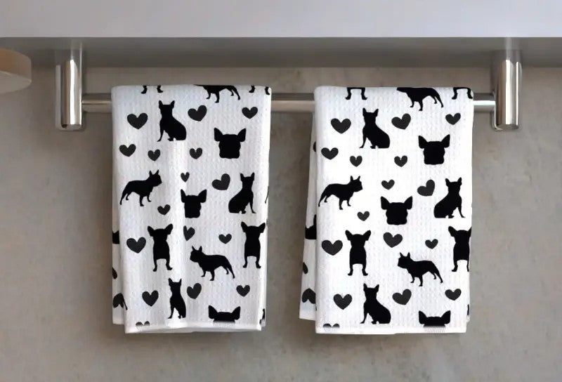 French Bulldog Tea Towel Set