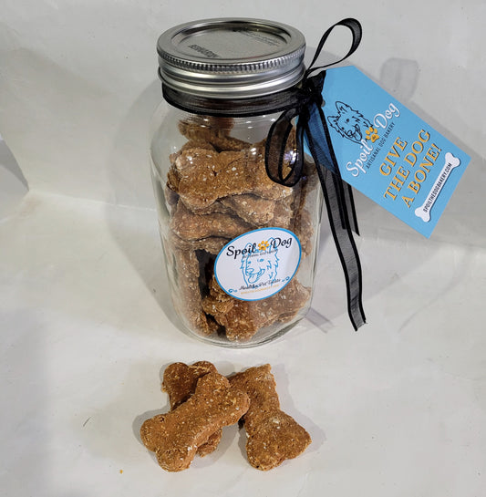 Dog Gift Jar "Give The Dog A Bone" /Pickup Only