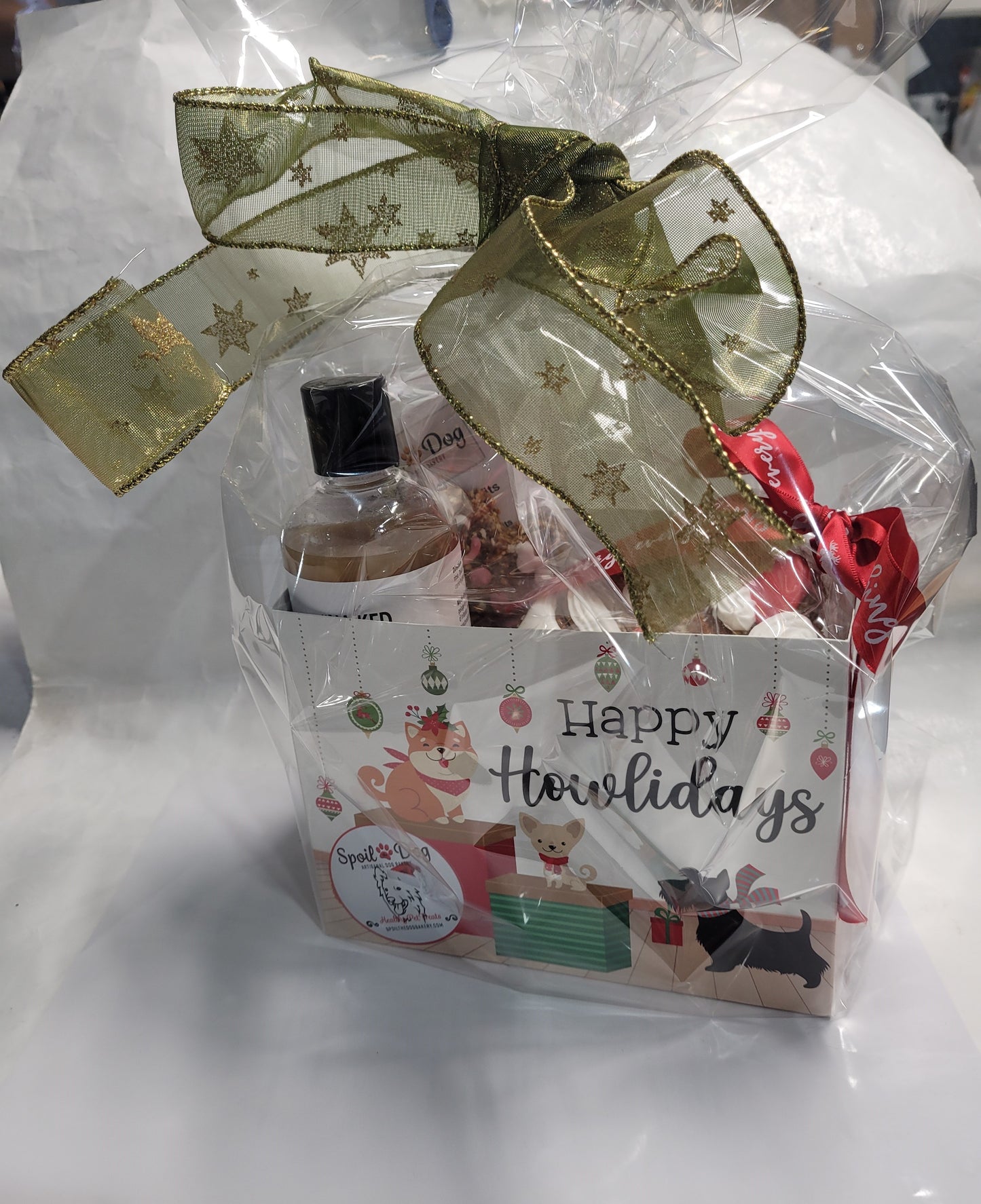 Christmas Basket/Happy Howlidays/Dog Treat