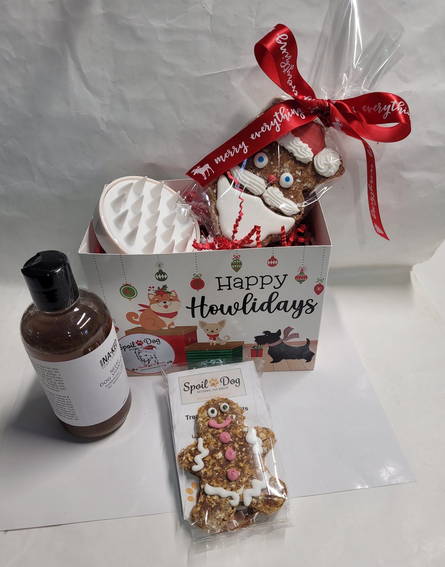 Christmas Basket/Happy Howlidays/Dog Treat