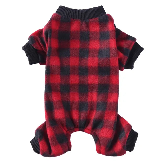 Leopard or Buffalo Plaid Onesie for Dogs & Cats