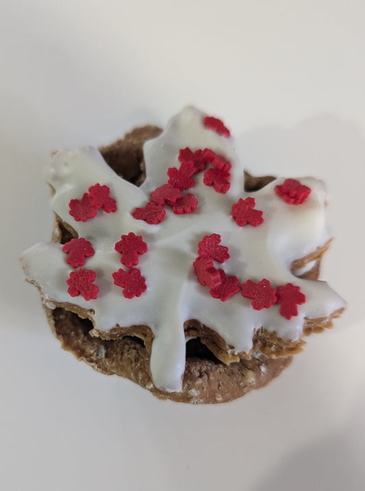 Maple Leaf Butter Tart Dog Treat