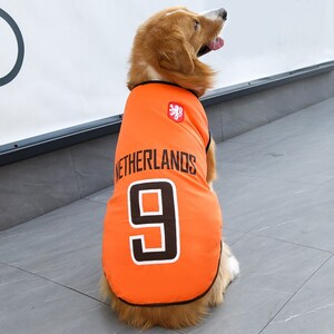 Dog Soccer Jersey Netherlands NEW!