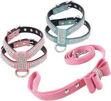 Load image into Gallery viewer, Pet Harness &amp; Leash Rhinestone. BLING!!!
