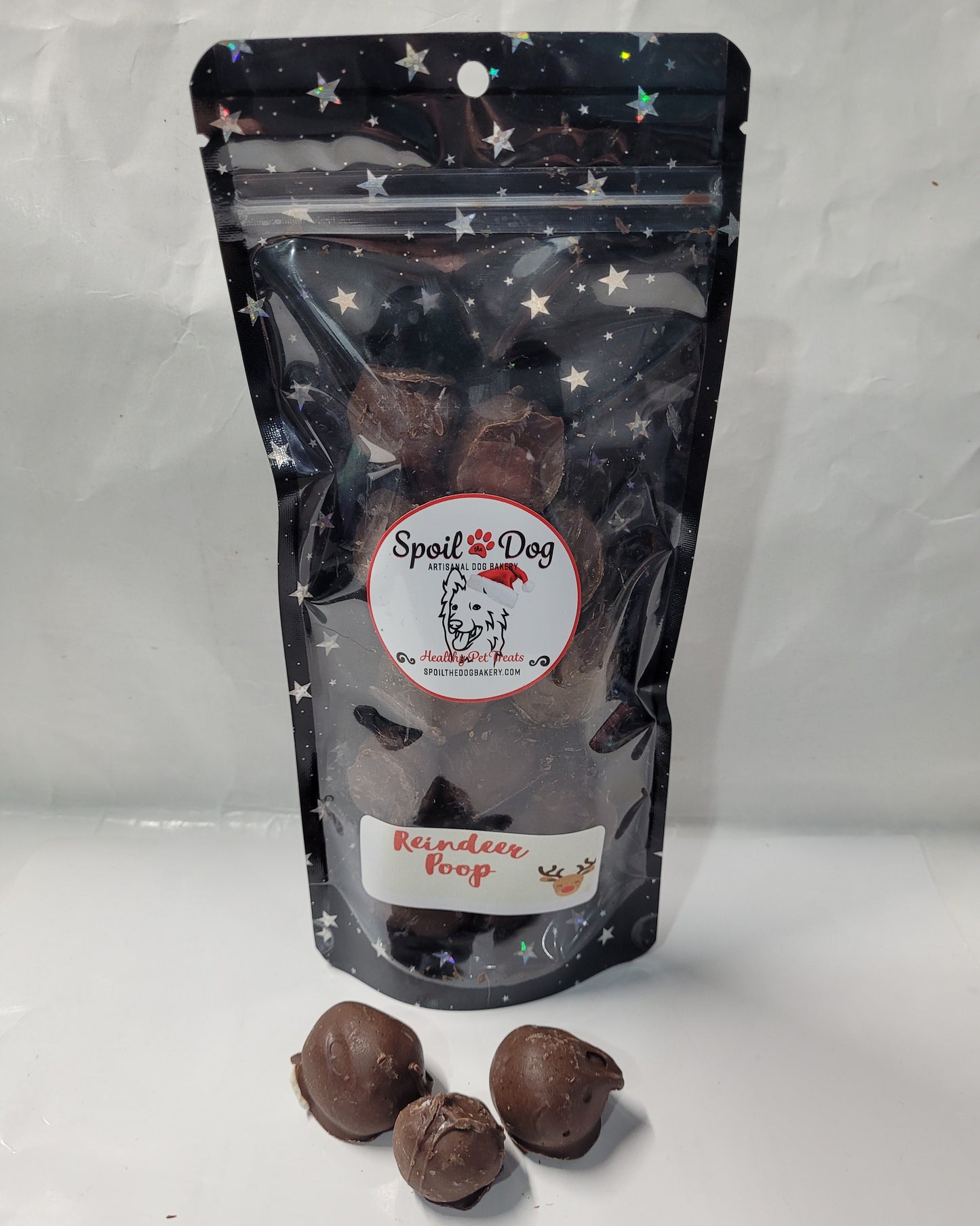 Christmas Reindeer Poop Dog Treat