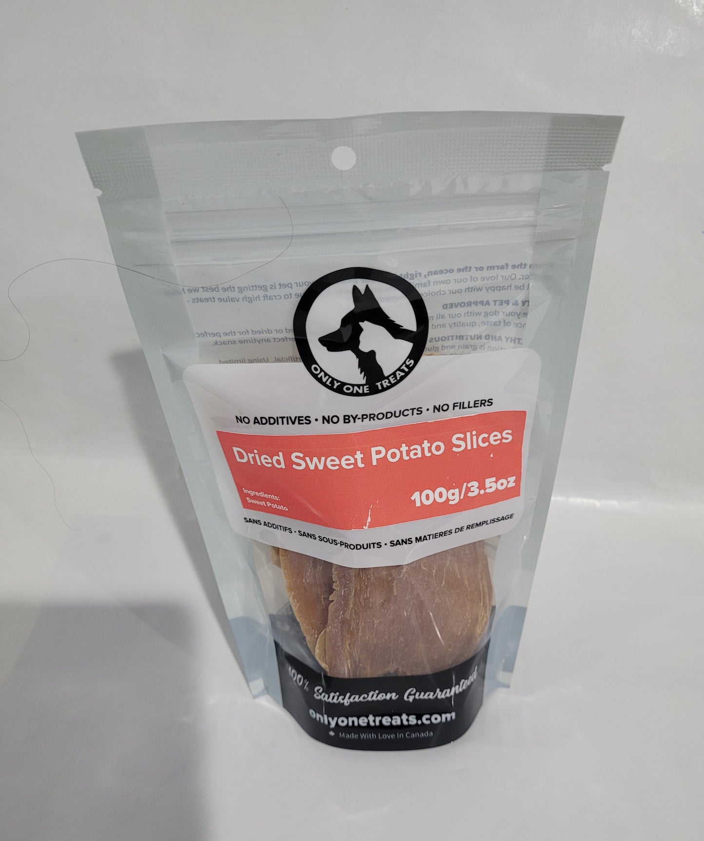 Dried Sweet Potato Slices Dog Treat