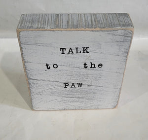 Wooden Dog Cat Signs