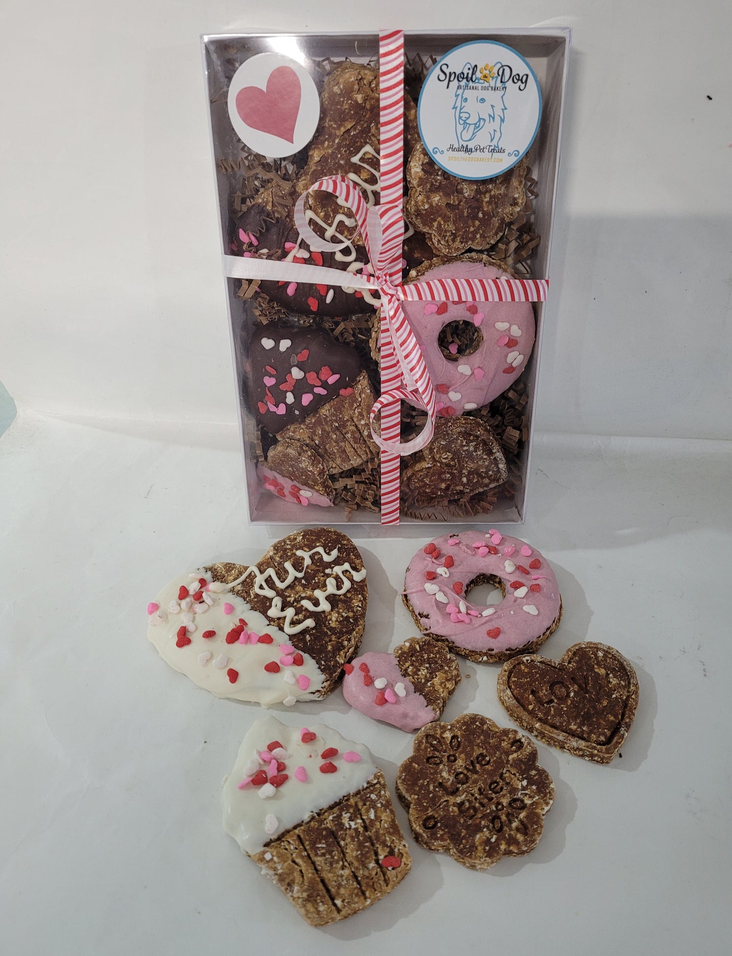 Valentine's Day Dog Treat Gift Box