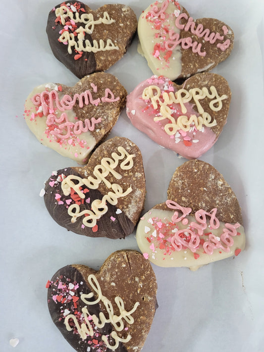 Happy Valentine Heart~ Peanut Butter Dog Treat