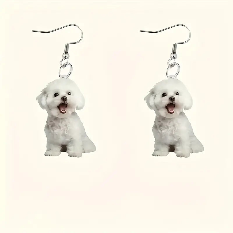 Earrings Dog & Cat Themed