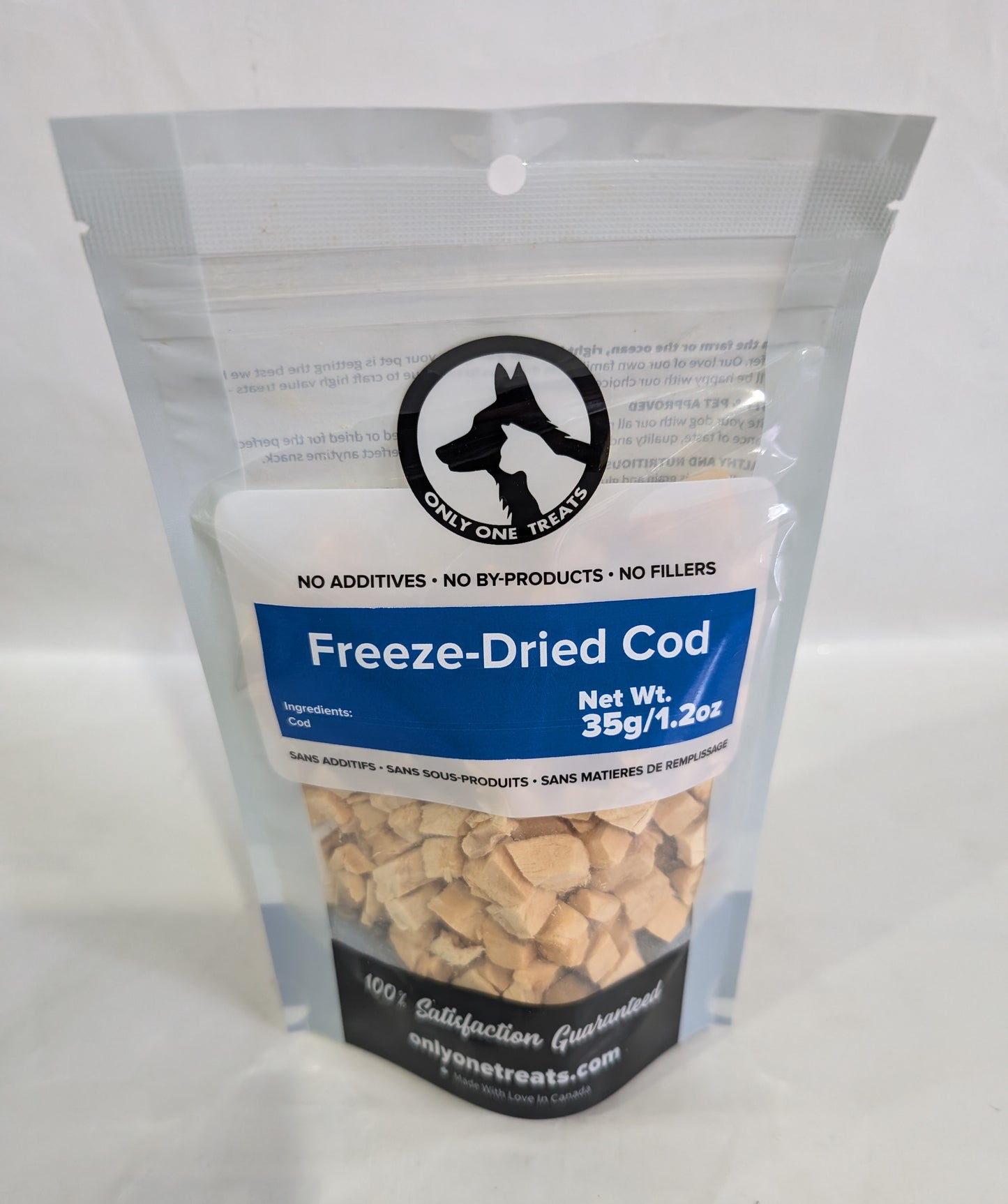 Only One Treats Freeze-Dried Cod For Cat or Dog