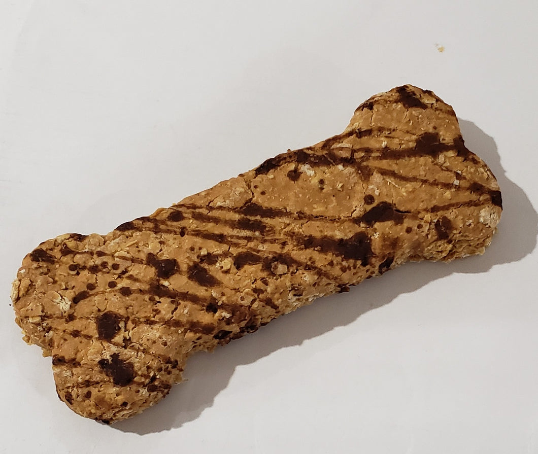 Dog treat Peanut butter Bone Dog Treat Carob-Drizzled