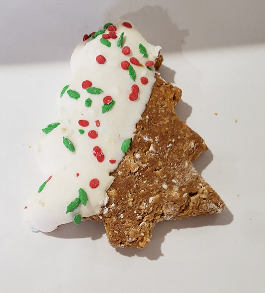 Christmas Snowy Tree Wheat-Free Peanut Butter Dog Treat