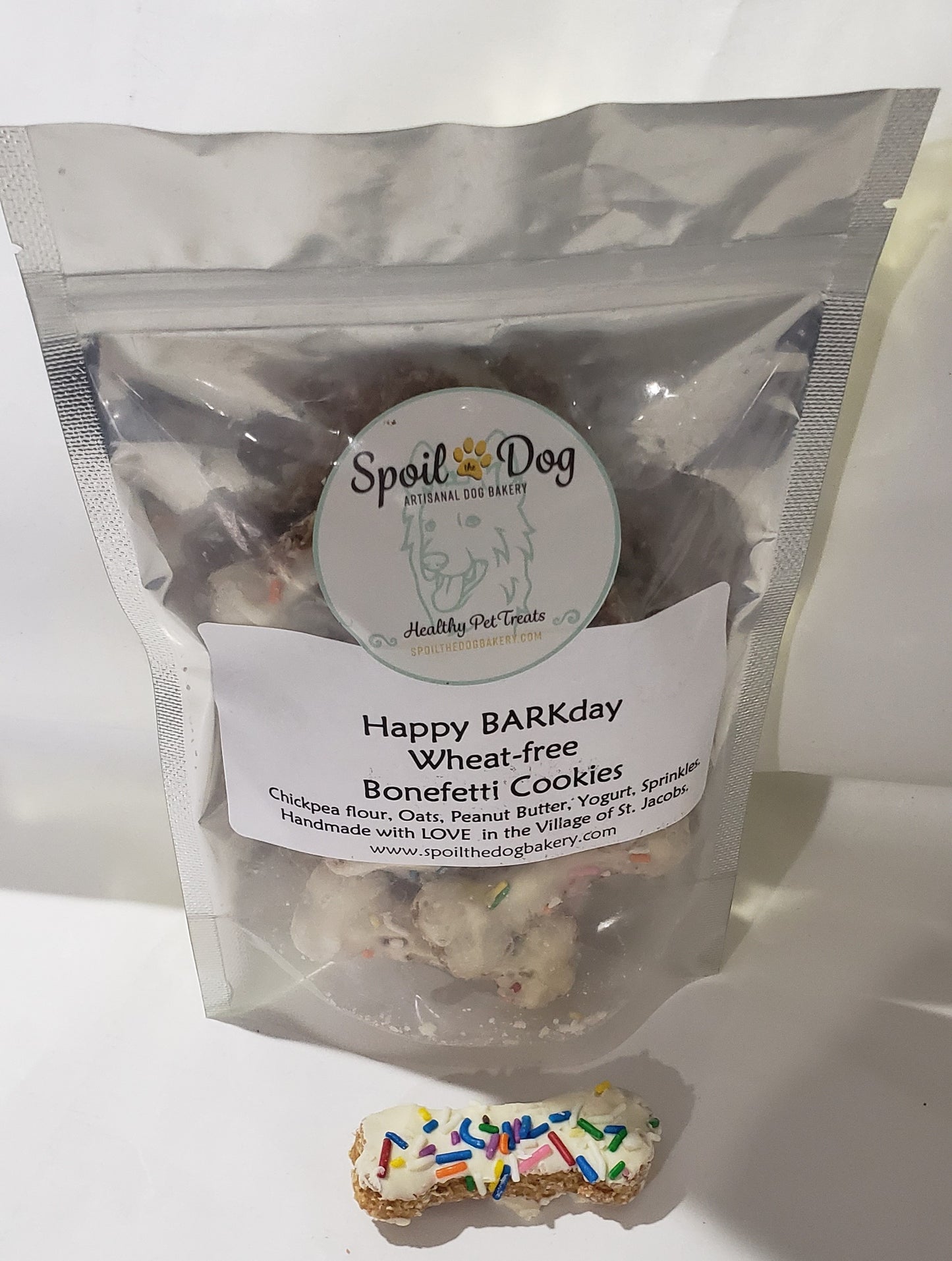 Dog Birthday Happy BARKday Bonefetti (Wheat-Free)