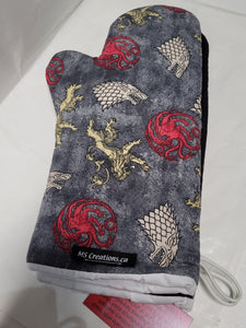 Long Oven Mitts - Game of Thrones.