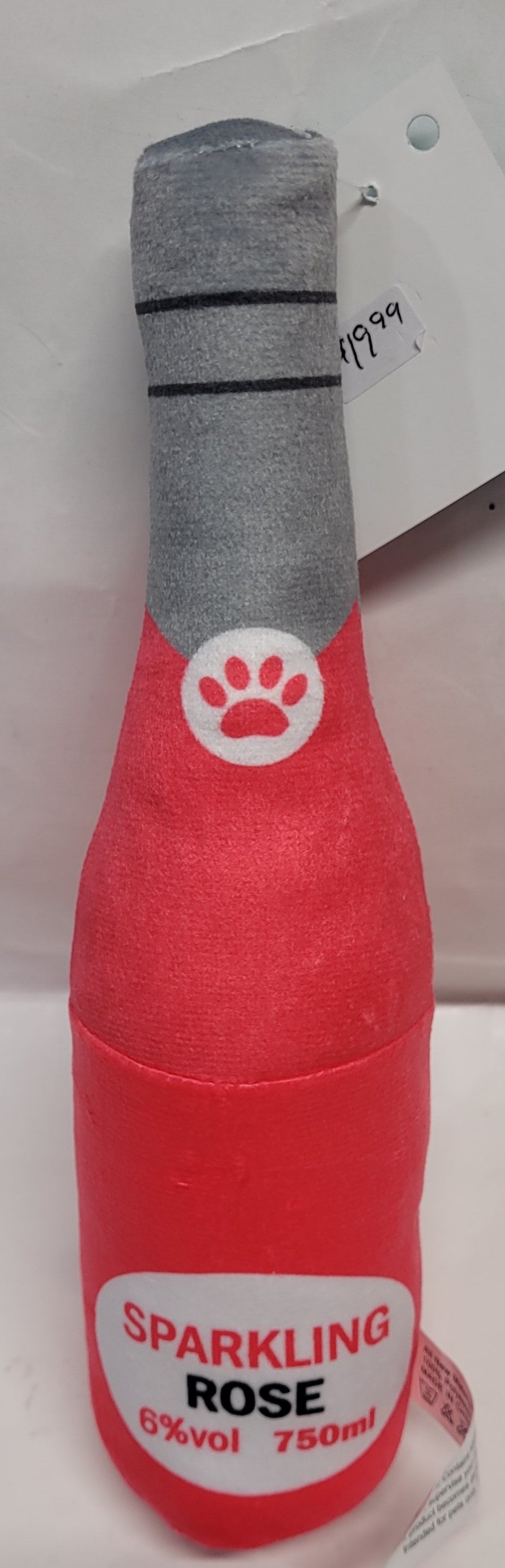 Dog Squeaky Toy Tequila, Champagne, Red Wine, Rose