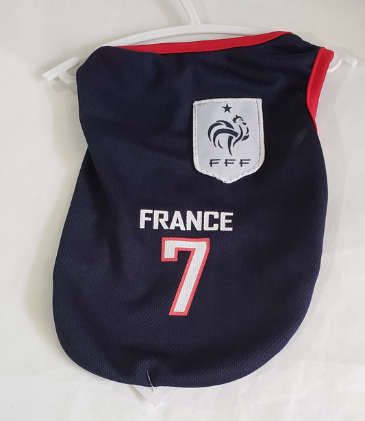 Dog Soccer Jersey France