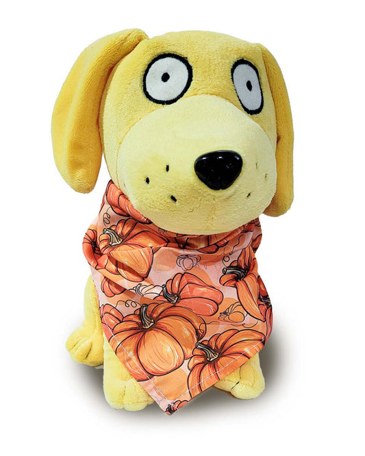 Toy dog with Fall bandana