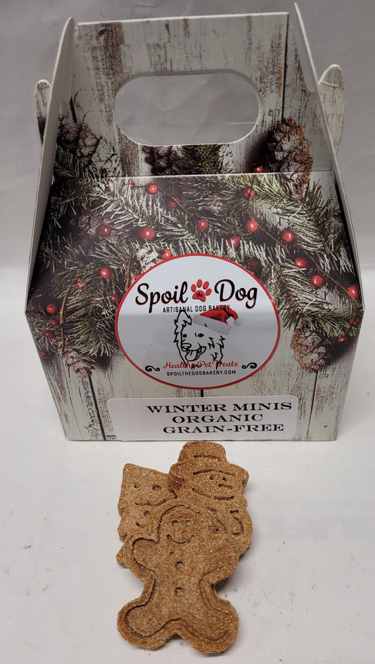 Christmas Mini Grain-Free Organic Dog Treats
