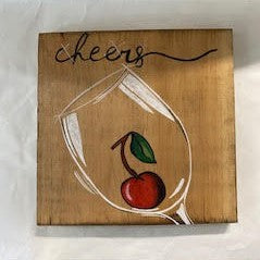 Dog sign "Cheers"