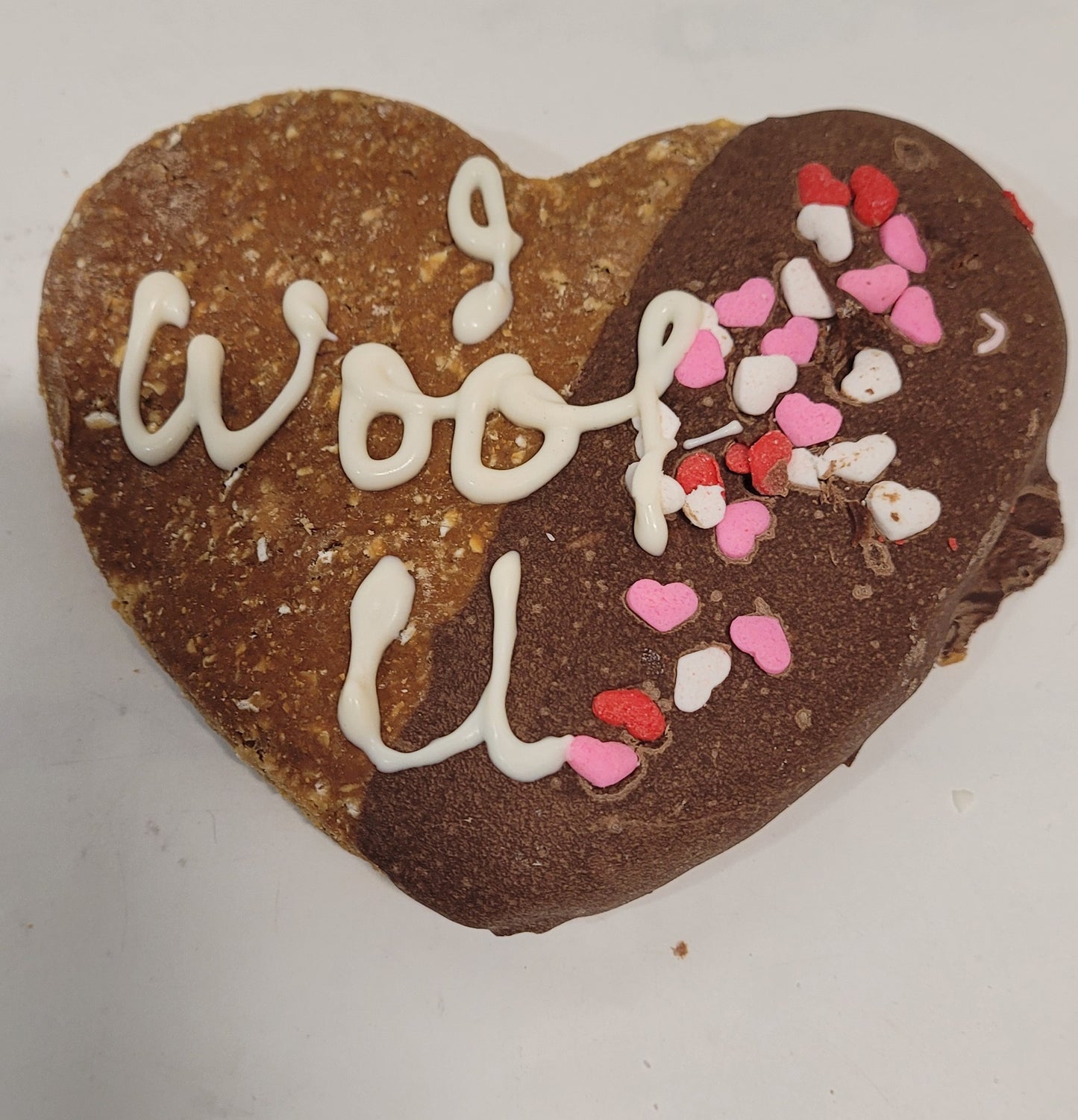 Happy Valentine Heart~ Peanut Butter Dog Treat