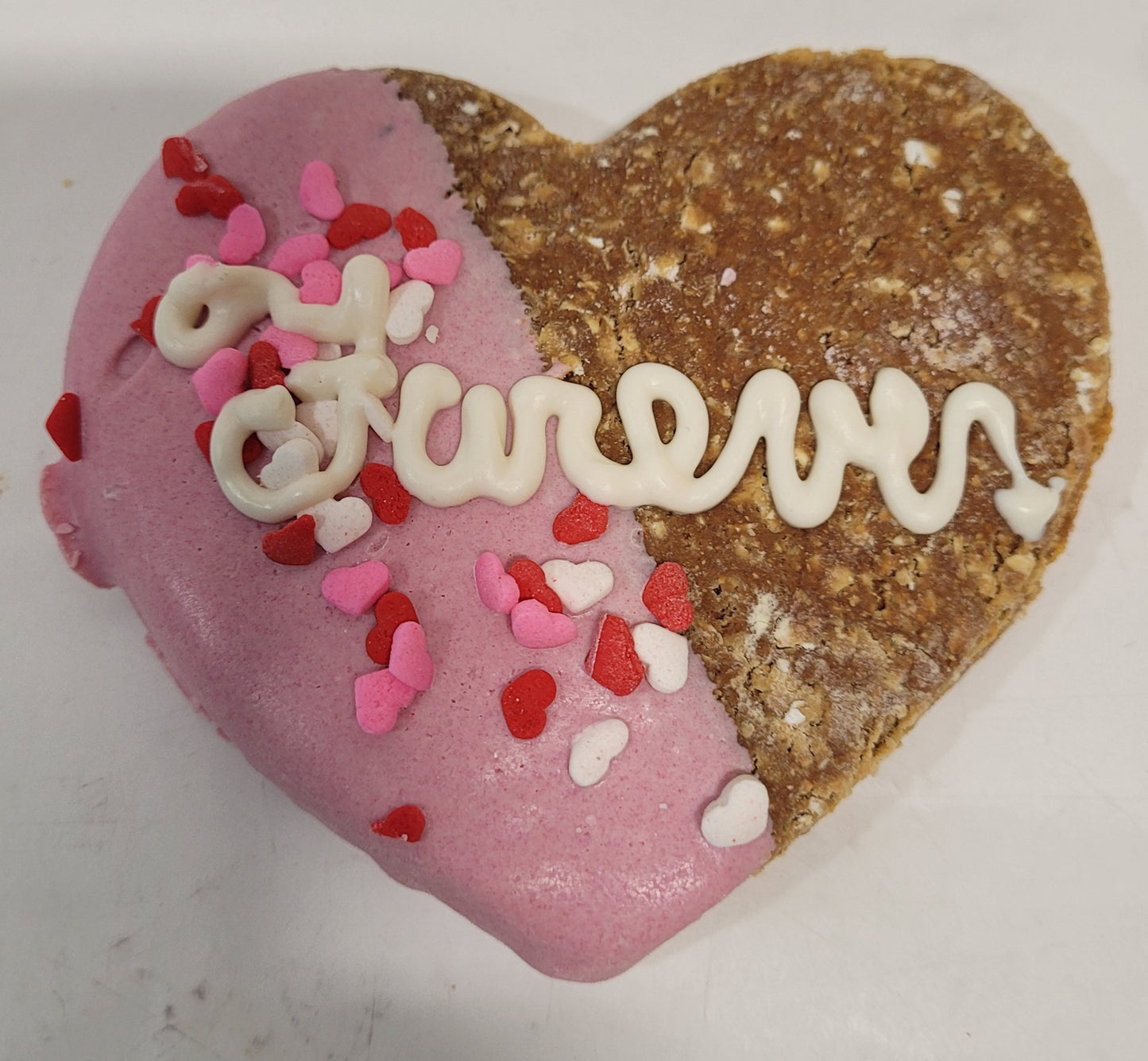 Happy Valentine Heart~ Peanut Butter Dog Treat